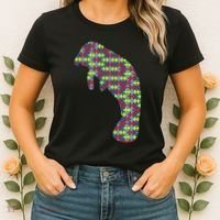 Manatee Autism Awareness Dugong Puzzle Day Mom Gift Women's T-Shirt thumb 2
