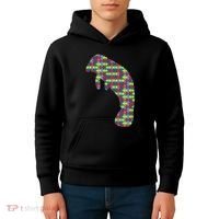 Manatee Autism Awareness Dugong Puzzle Day Mom Gift Kids Hoodie thumb 4