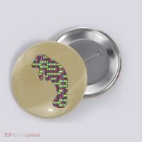 Manatee Autism Awareness Dugong Puzzle Day Mom Gift Button thumb 0