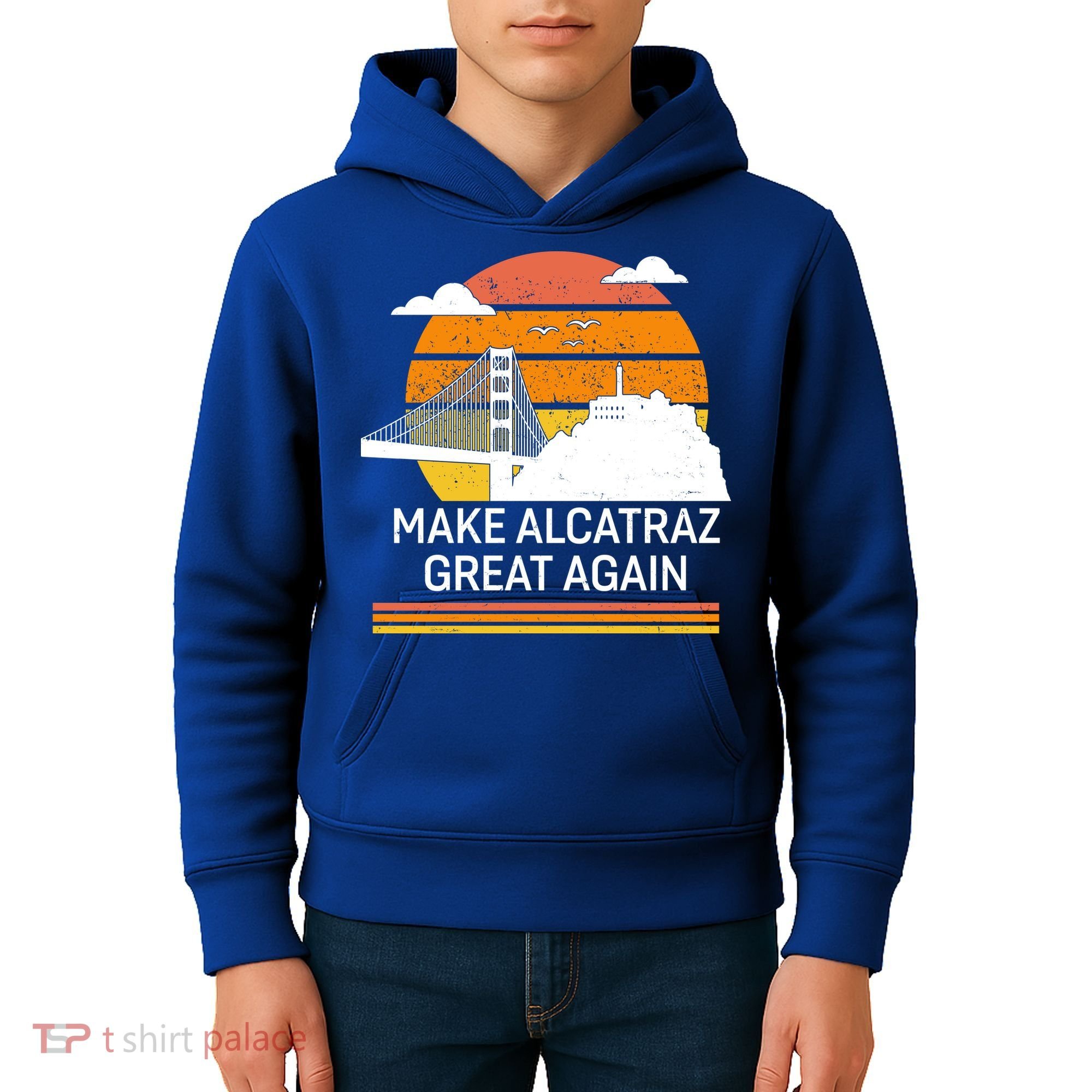 Make America Alcatraz Great Again Kids Hoodie