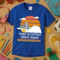 Make America Alcatraz Great Again Kids T-Shirt thumb 3