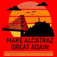 Make America Alcatraz Great Again Santa Hat thumb 1