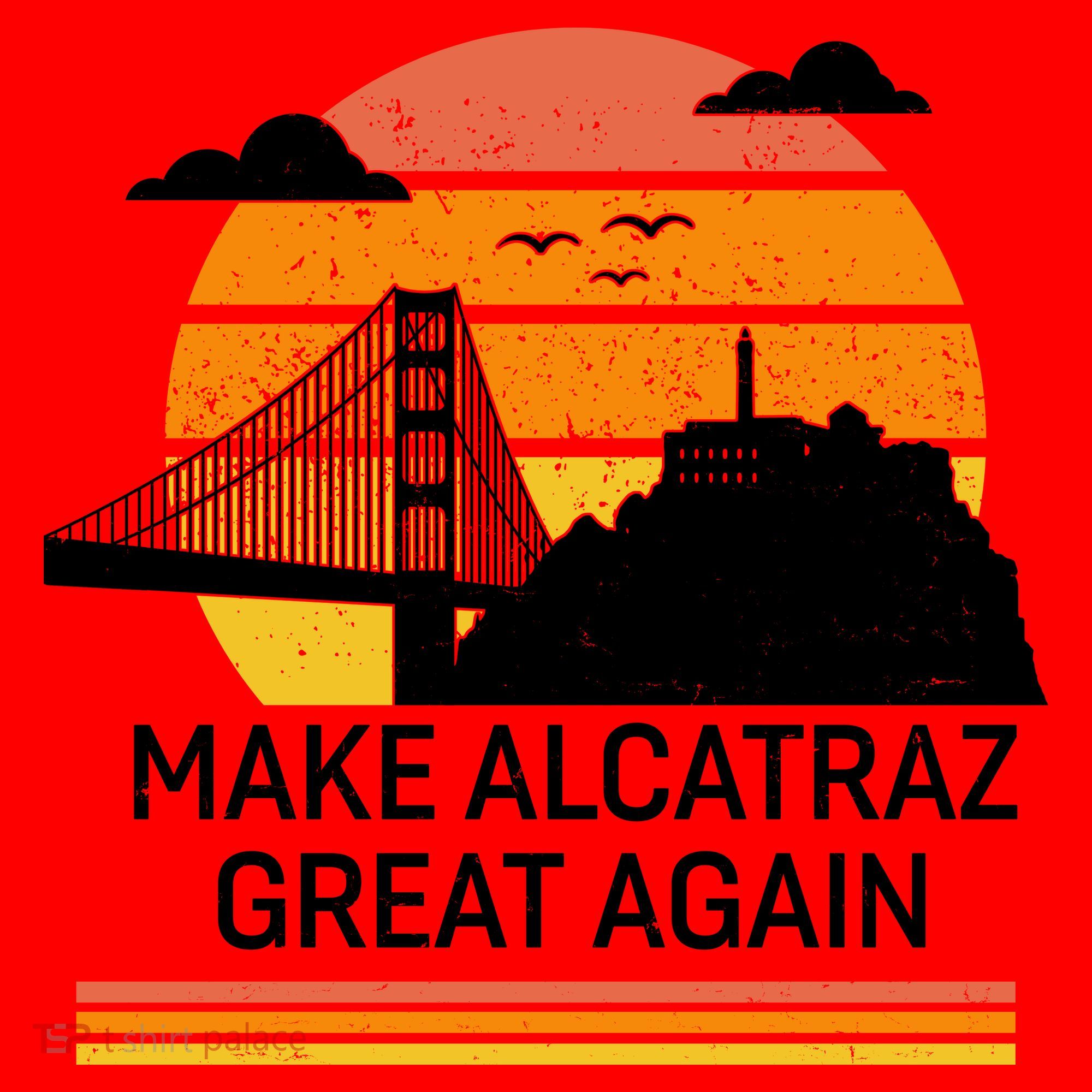 Make America Alcatraz Great Again Santa Hat