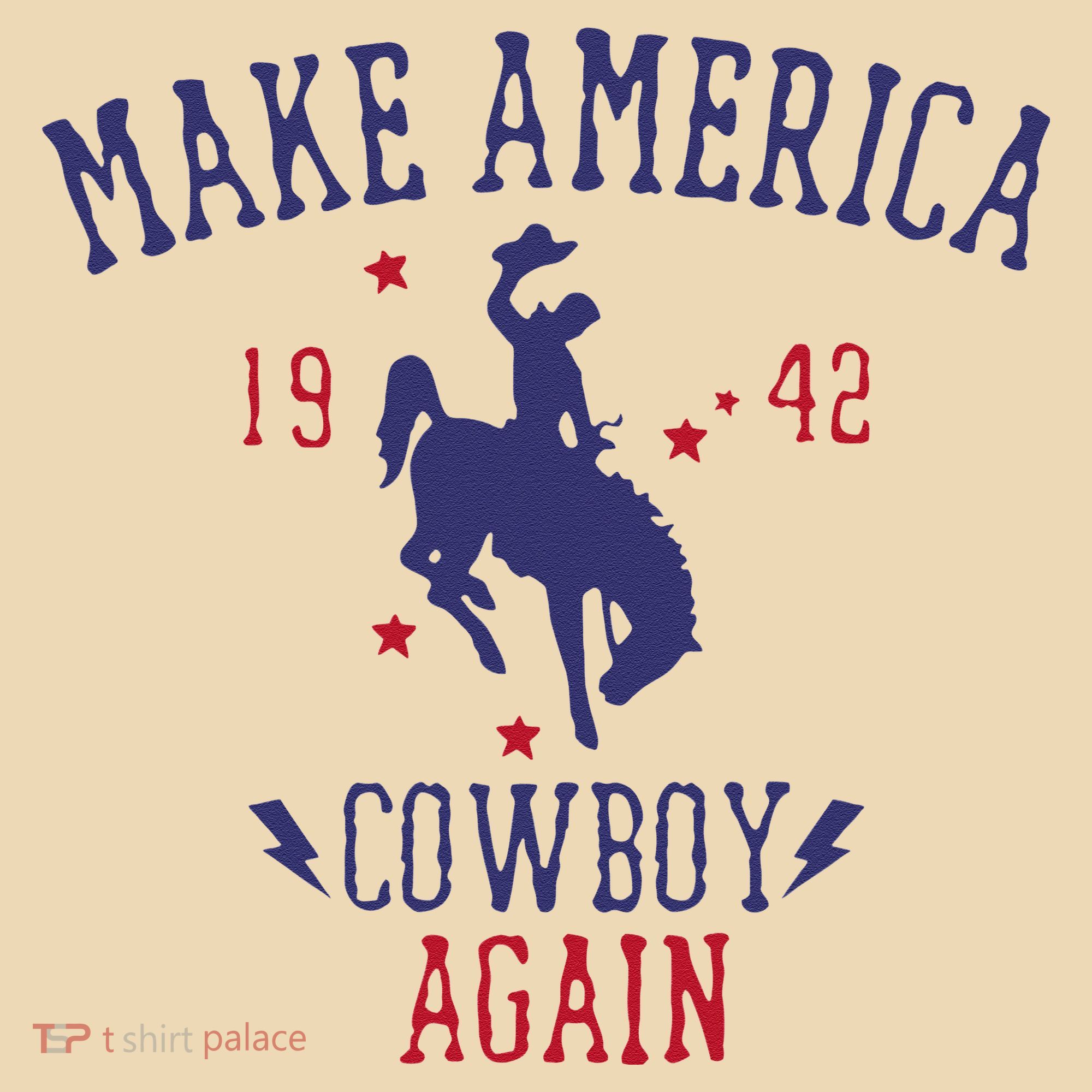 Makes America A Cowboy Again Western Life Country Tote Bag