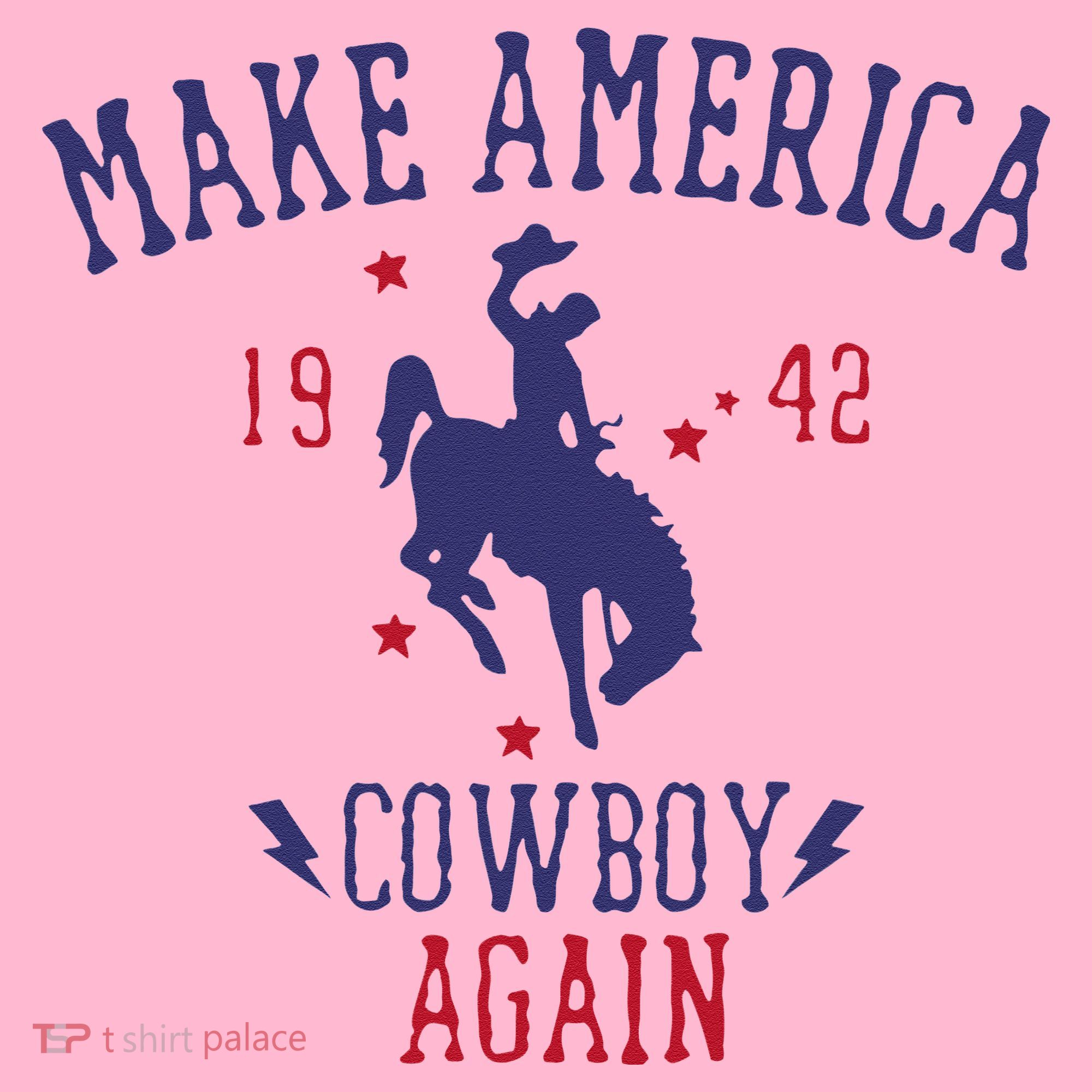 Makes America A Cowboy Again Western Life Country Coaster