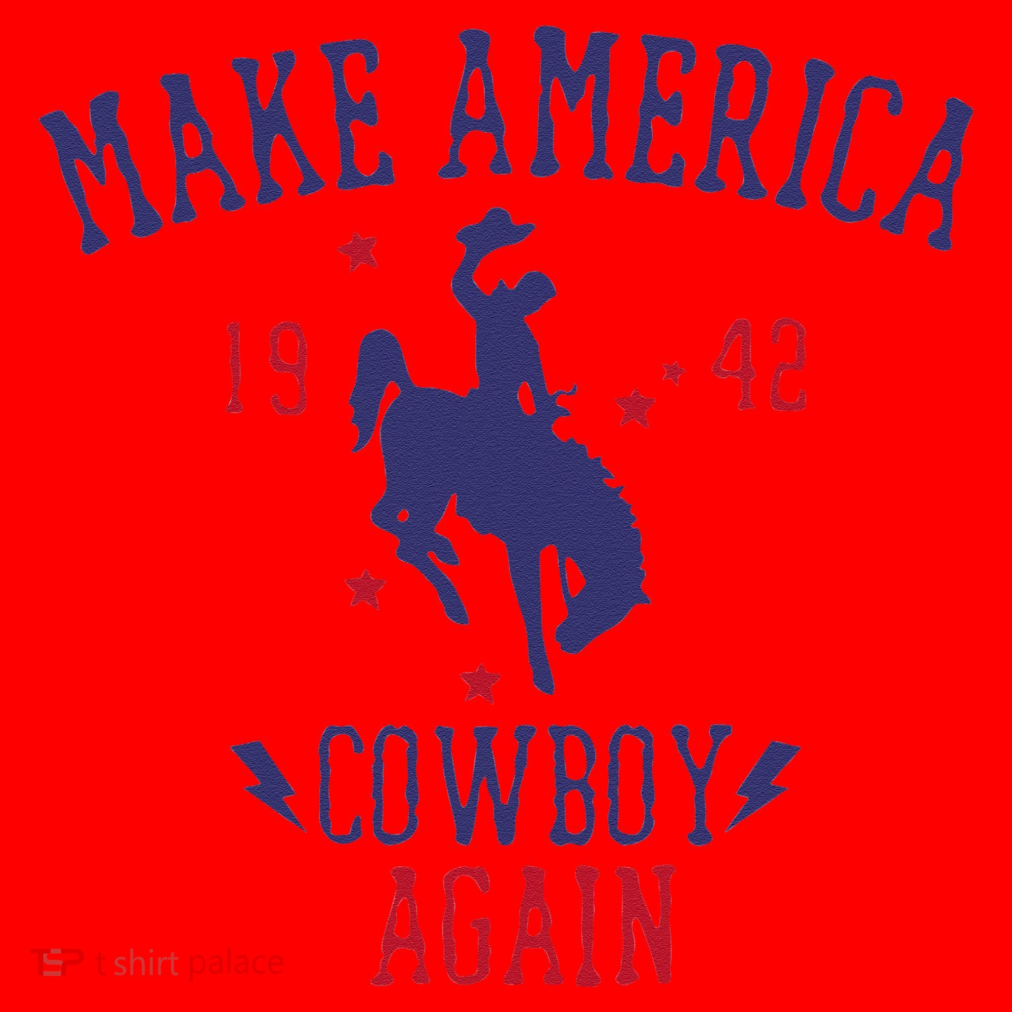 Makes America A Cowboy Again Western Life Country Santa Hat