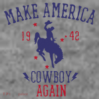 Makes America A Cowboy Again Western Life Country Toddler Hoodie thumb 2