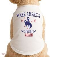 Makes America A Cowboy Again Western Life Country Doggie Tank thumb 0