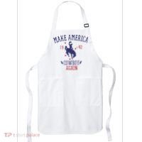 Makes America A Cowboy Again Western Life Country Apron thumb 0