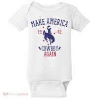 Makes America A Cowboy Again Western Life Country Baby Bodysuit thumb 0