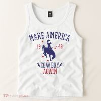 Makes America A Cowboy Again Western Life Country Tank Top thumb 2