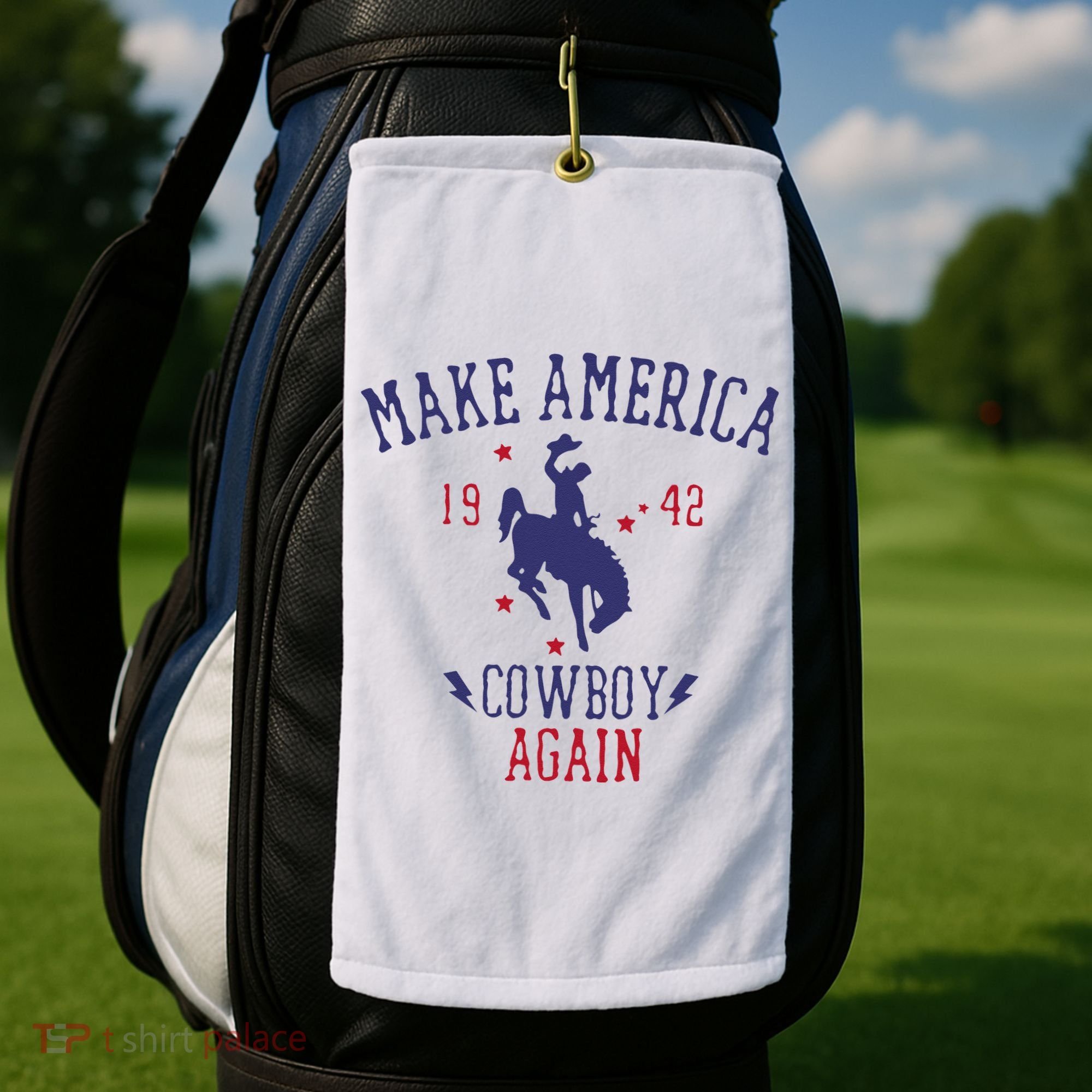Makes America A Cowboy Again Western Life Country Golf Towel