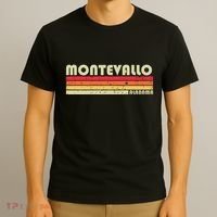 Montevallo Al Alabama Funny City Home Roots Gift Retro 80s T-Shirt thumb 3