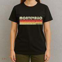 Montevallo Al Alabama Funny City Home Roots Gift Retro 80s T-Shirt thumb 4