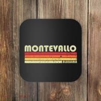 Montevallo Al Alabama Funny City Home Roots Gift Retro 80s Coaster thumb 0