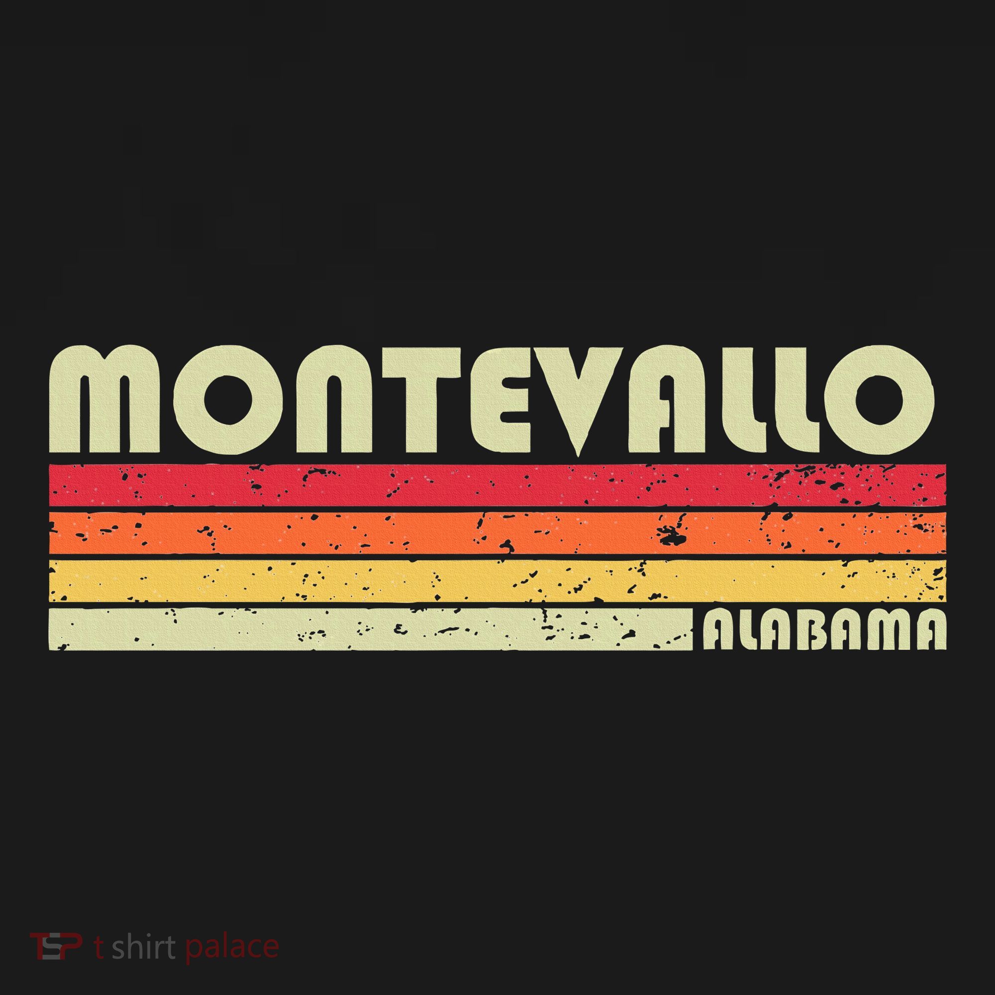 Montevallo Al Alabama Funny City Home Roots Gift Retro 80s Women's Hoodie