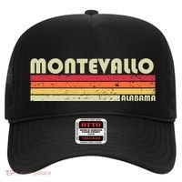 Montevallo Al Alabama Funny City Home Roots Gift Retro 80s Hat thumb 0