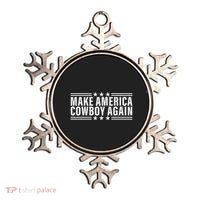 Makes America A Cowboy Again Ornament thumb 0