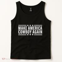 Makes America A Cowboy Again Tank Top thumb 2