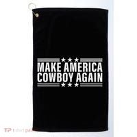 Makes America A Cowboy Again Golf Towel thumb 0