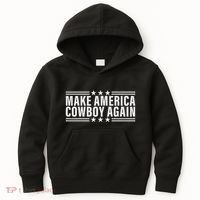 Makes America A Cowboy Again Kids Hoodie thumb 0