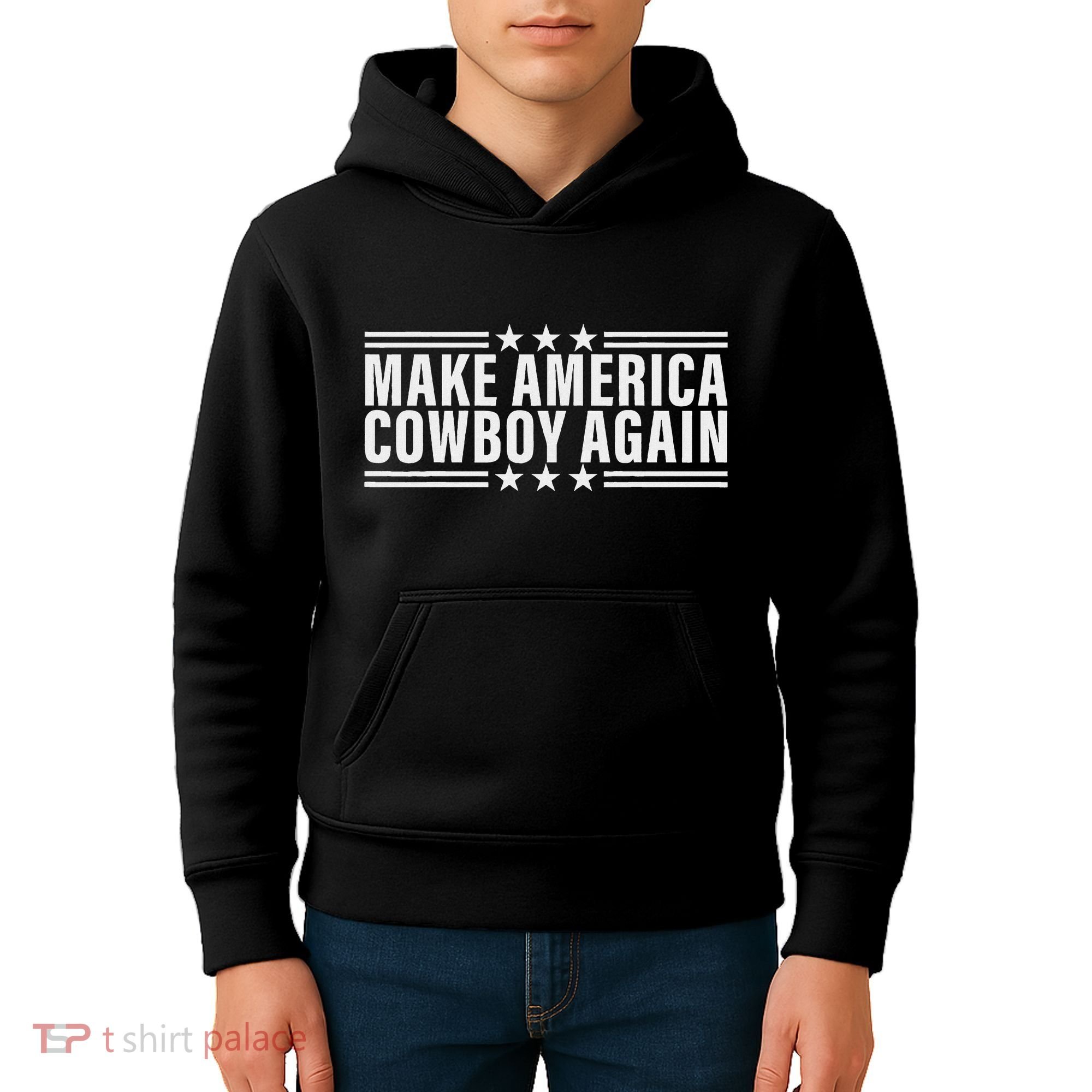 Makes America A Cowboy Again Kids Hoodie
