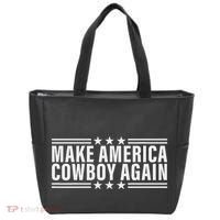 Makes America A Cowboy Again Tote Bag thumb 0