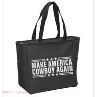 Makes America A Cowboy Again Tote Bag thumb 2
