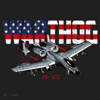 Military Airplane A10 Warthog American Flag Hat thumb 2