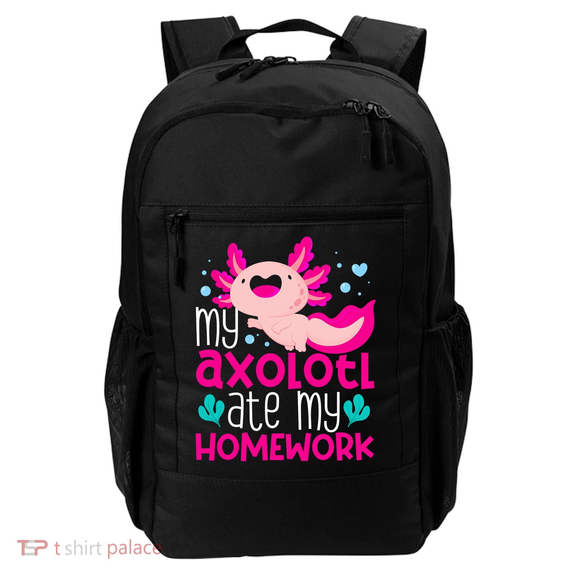 My Axolotl Ate My Homework | Gimmick | Kawaii | Axolotl Backpack