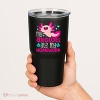My Axolotl Ate My Homework | Gimmick | Kawaii | Axolotl Tumbler thumb 2