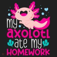 My Axolotl Ate My Homework | Gimmick | Kawaii | Axolotl Tumbler thumb 3