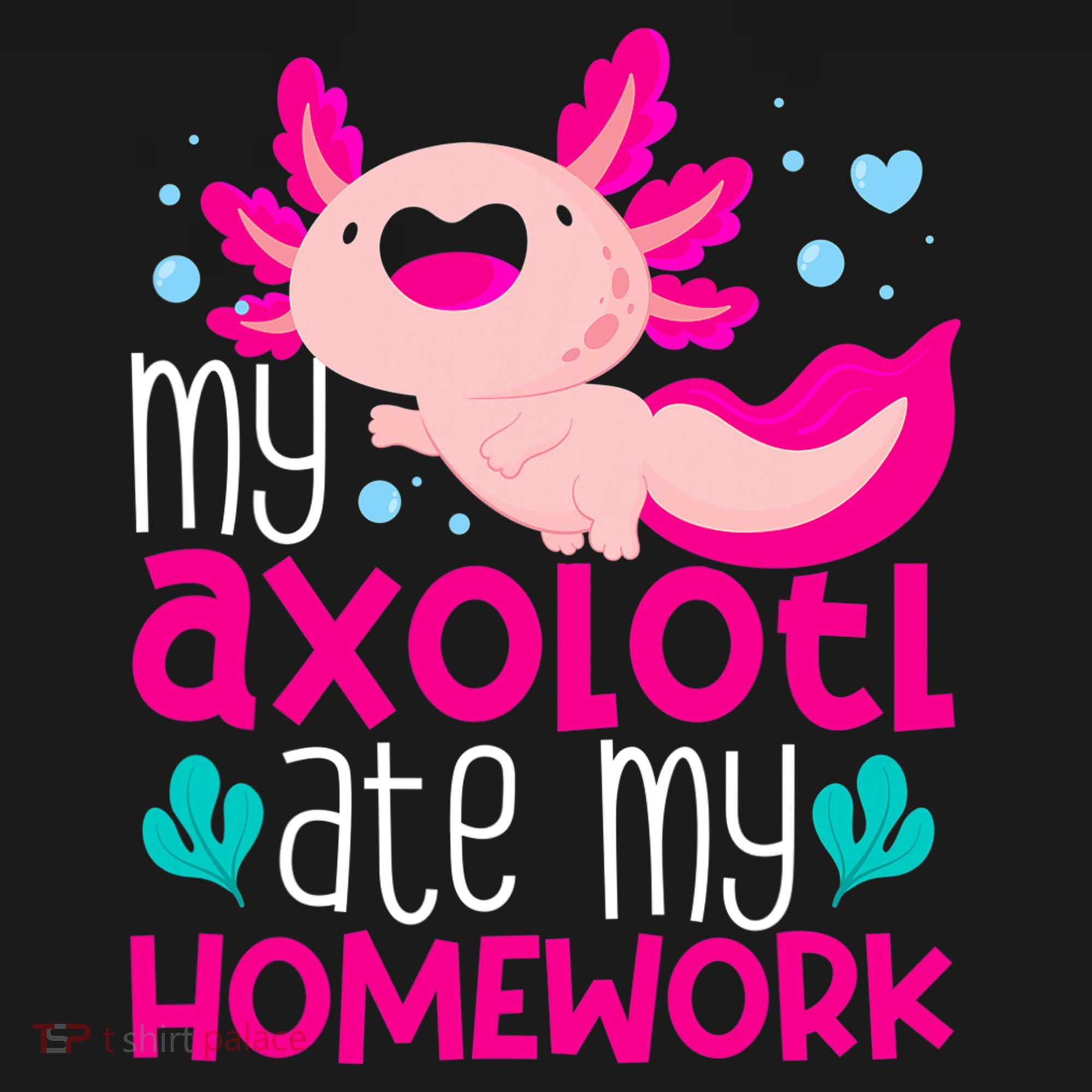 My Axolotl Ate My Homework | Gimmick | Kawaii | Axolotl Ornament