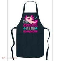 My Axolotl Ate My Homework | Gimmick | Kawaii | Axolotl Apron thumb 0