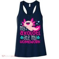 My Axolotl Ate My Homework | Gimmick | Kawaii | Axolotl Women's Tank Top thumb 0