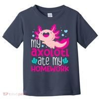 My Axolotl Ate My Homework | Gimmick | Kawaii | Axolotl Toddler T-Shirt thumb 0