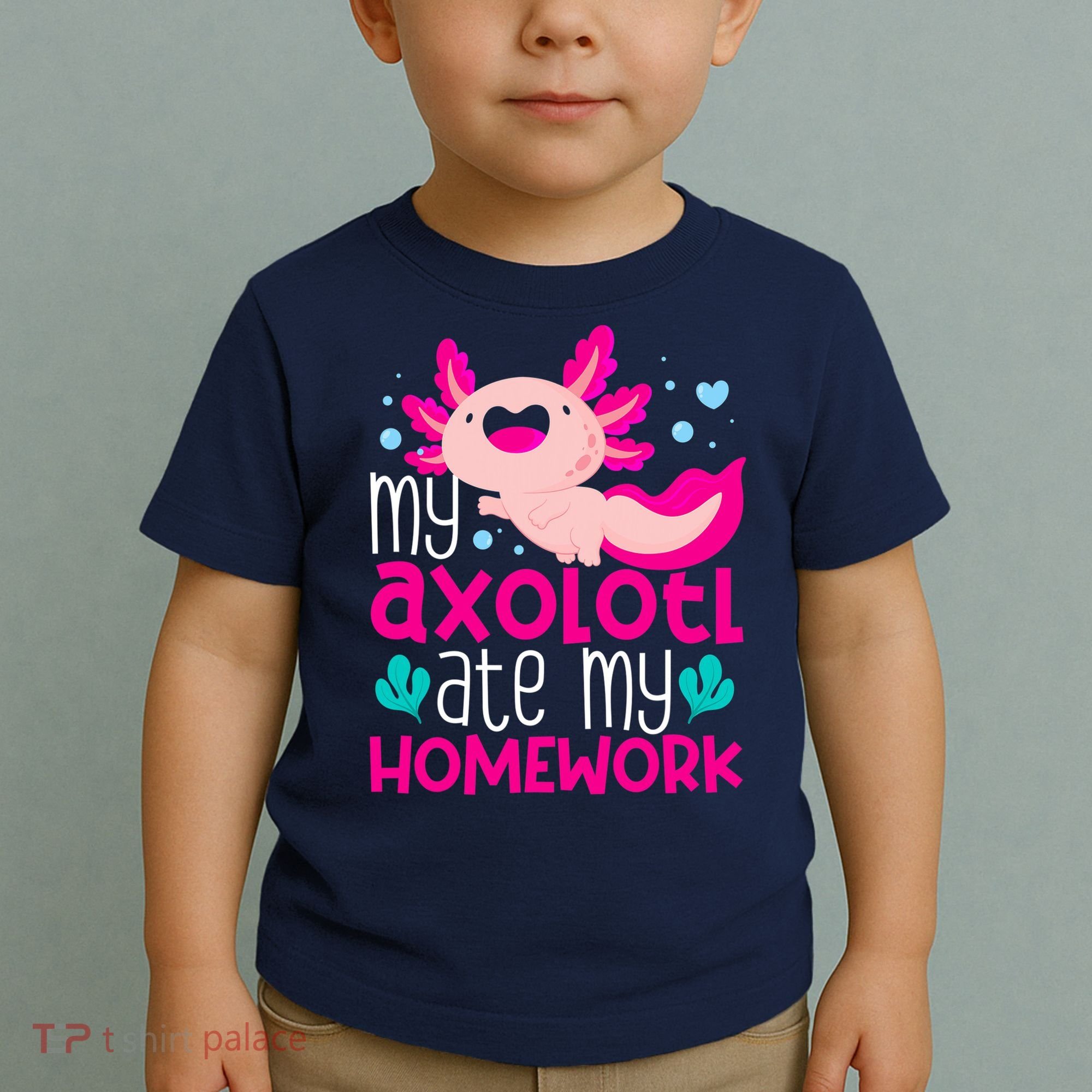 My Axolotl Ate My Homework | Gimmick | Kawaii | Axolotl Toddler T-Shirt