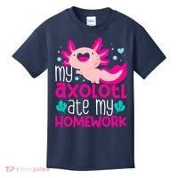 My Axolotl Ate My Homework | Gimmick | Kawaii | Axolotl Kids T-Shirt thumb 0