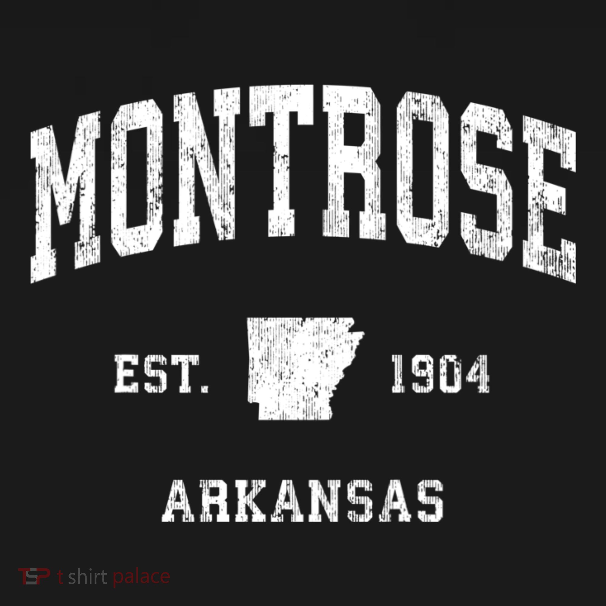 Montrose Arkansas Ar Vintage Athletic Sports T-Shirt