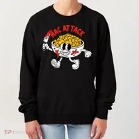 Mac Attack And Cheese Funny Food Meme Women's Sweatshirt thumb 0