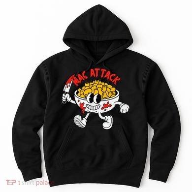 Mac Attack And Cheese Funny Food Meme Hoodie