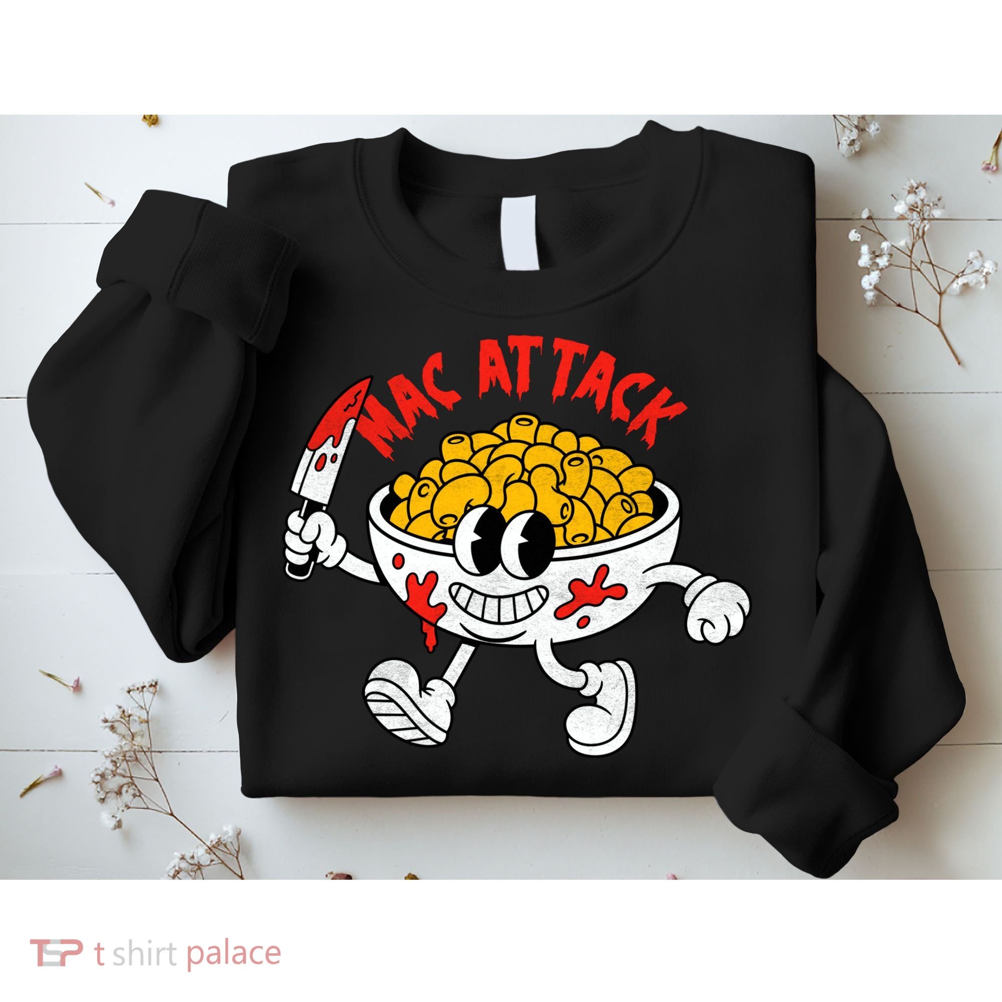 Mac Attack And Cheese Funny Food Meme Sweatshirt