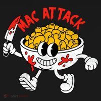 Mac Attack And Cheese Funny Food Meme Bucket Hat thumb 4