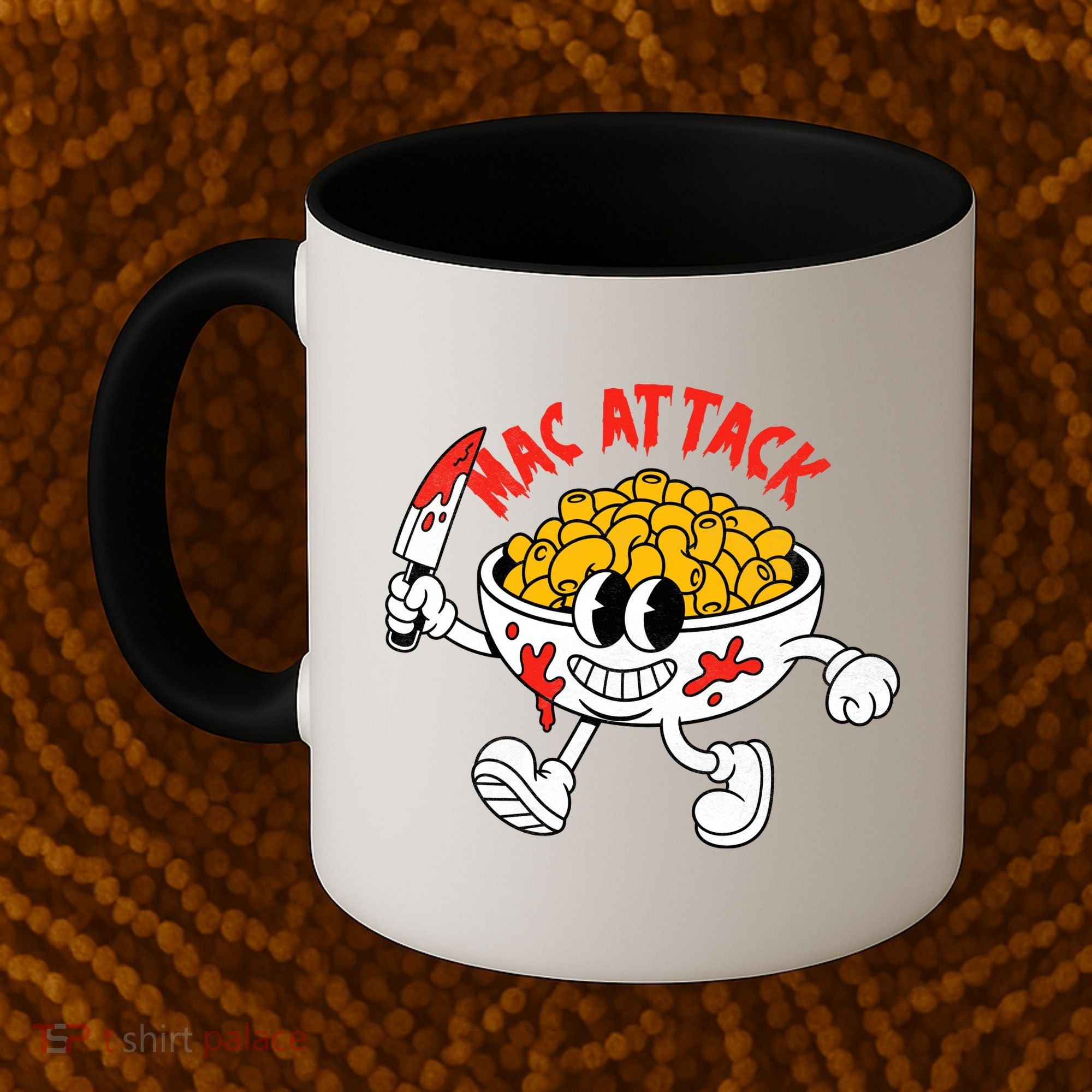 Mac Attack And Cheese Funny Food Meme Coffee Mug