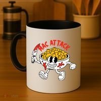 Mac Attack And Cheese Funny Food Meme Coffee Mug thumb 4
