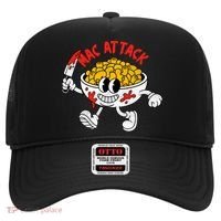 Mac Attack And Cheese Funny Food Meme Hat thumb 0