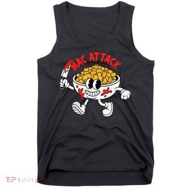 Mac Attack And Cheese Funny Food Meme Tank Top