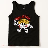Mac Attack And Cheese Funny Food Meme Tank Top thumb 2