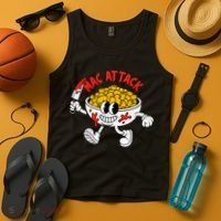 Mac Attack And Cheese Funny Food Meme Tank Top thumb 4