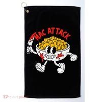Mac Attack And Cheese Funny Food Meme Golf Towel thumb 0